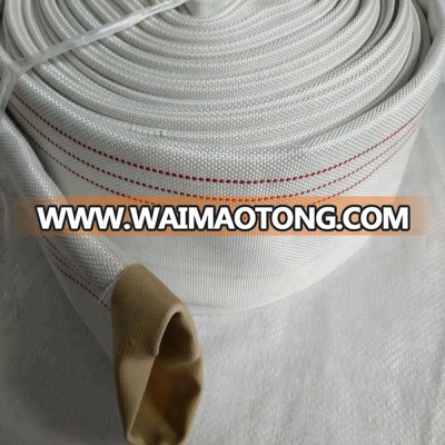 High pressure single jacket pvc line fire hose flexible water hose