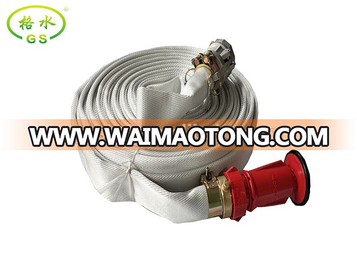 pvc lining fire hose white color